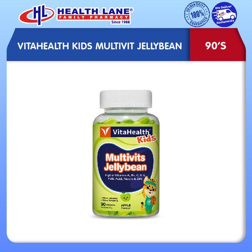VITAHEALTHKANAK-KANAKS MULTIVIT JELLYBEAN (90'S)